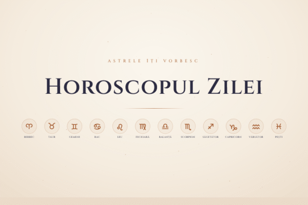 Horoscopul zilei cu simbolurile zodiacale